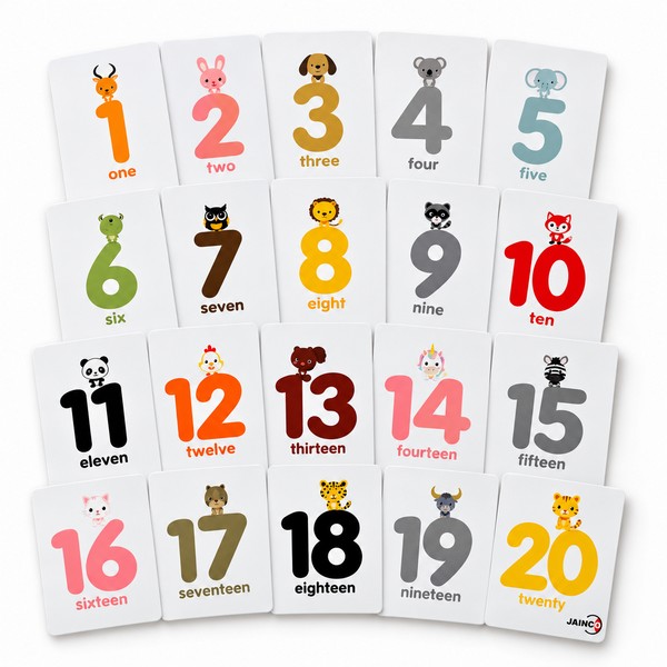 Numbers Flash Cards 1-20